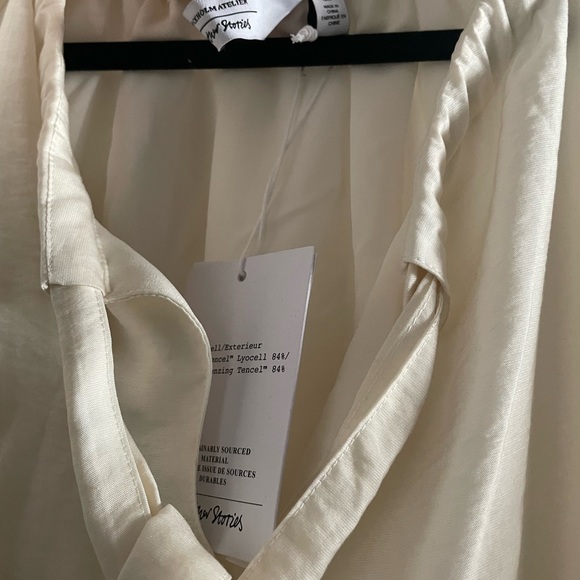 NWT & Other stories tie neck drop waist dress NWT - Picture 3 of 4